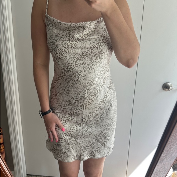 Audrey 3+1 Dresses & Skirts - NWT Audrey 3+1 Leopard Print Slip Mini Dress